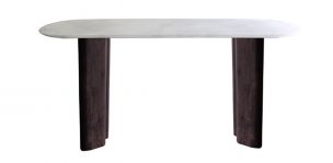 Mesa Consola de Mármol Viena Blanco