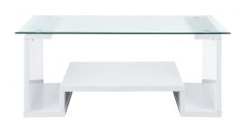 Mesa De Centro Navaeh Madera Blanco