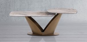 Mesa de Centro 125 x 60 cm Ayre Gris