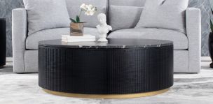 Mesa de Centro de Granito 120 cm Astor Negro