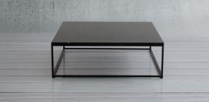 Mesa De Centro Cuadrada Stone Mármol Monterrey 