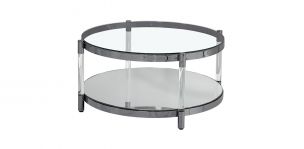 Mesa De Centro Redonda Caren Plata