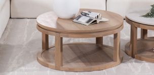 Mesa de Centro Victoria Rosa Morada