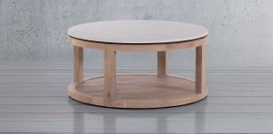 Mesa de Centro de Mármol Victoria Rosa Morada