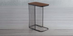 Mesa de Servicio Rectangular Arpa Parota