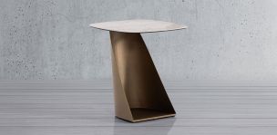 Mesa Lateral 50 x 50 cm Ayre Gris