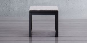 Mesa Lateral Cuadrada 60 x 60 cm Adela Negro