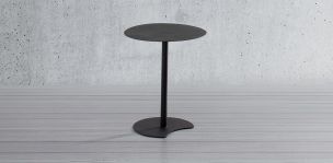 Mesa Lateral Redonda Pacman Negro