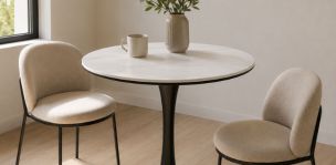Mesa Ocasional 80 cm Torino Blanco