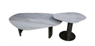 Mesa Ocasional Irregular Lucy Metal