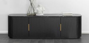 Mesa TV de Granito 200 cm Astor Negro