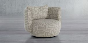 Sillón Giratorio Luisa Gris