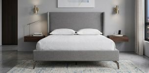 Cama Queen Size Riuk Gris