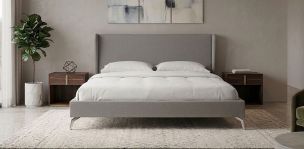 Cama King Size Riuk Gris