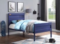 Cama Individual Cargo Metal Azul