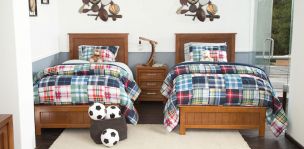 Recámara Individual Jackson Nogal