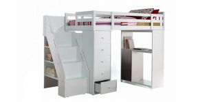 Litera Individual Freya Madera Blanco
