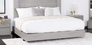 Base de Cama Matrimonial Constanza Gris