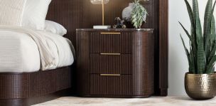 Buró de Mármol Astor Nogal