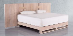 Cabecera King Size Finn Rosa Morada