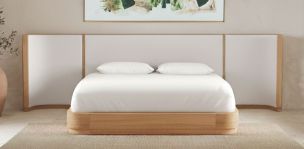 Cabecera King Size Astor Natural Tapizada