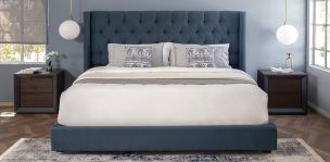 Cama King Size Tavira Azul