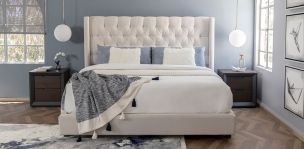 Cama King Size Tavira Hueso