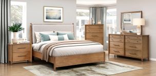 Cama King Size Libby Nogal