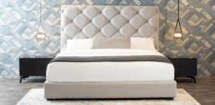 Cama King Size Alina Gris