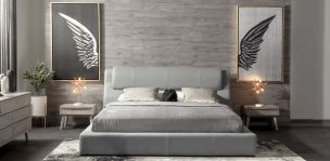 Cama King Size Joyce Gris