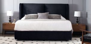 Cama King Size Manec Negro