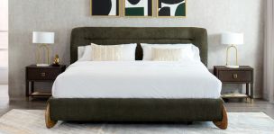 Cama King Size Agata Verde