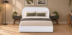 Cama Matrimonial Teens Nature Blanca