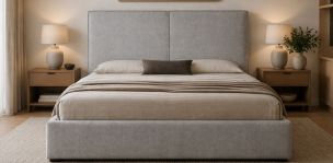 Cama Matrimonial Firenze Gris