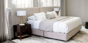 Cama Queen Size Aria Beige