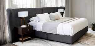 Cama Queen Size Aria Gris