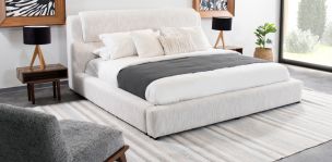 Cama Queen Size Joyce Blanco
