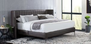 Cama Queen Size Selina Gris