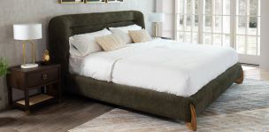 Cama Queen Size Agata Verde