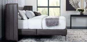 Cama Matrimonial Selina Gris