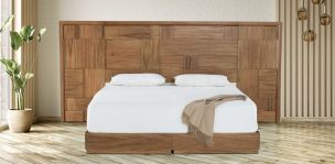 Cama King Size con Extensión Sigma Parota