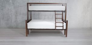 Litera Individual Matrimonial Bourbon Nogal