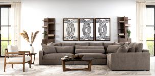 Sala Modular Alexander Café 4 Piezas