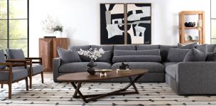 Sala Modular Alexander Gris 4 Piezas