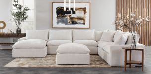 Sala Modular Izquierda Avalanche Blanco 6 Piezas 