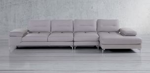 Sala Modular de Piel Biccari Silver