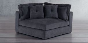 Sillón Esquinero Ashmont Negro