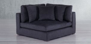 Sillón Esquinero Vermont Negro