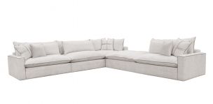 Sala Esquinera Kitson Beige 5 Piezas