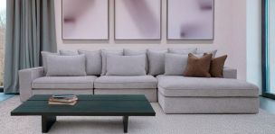 Sala en L Derecha Kyna Gris